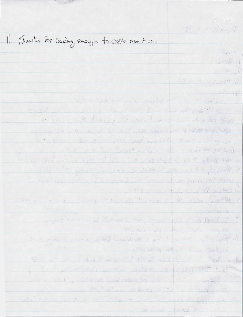 Page of letter written by Robert Boyd